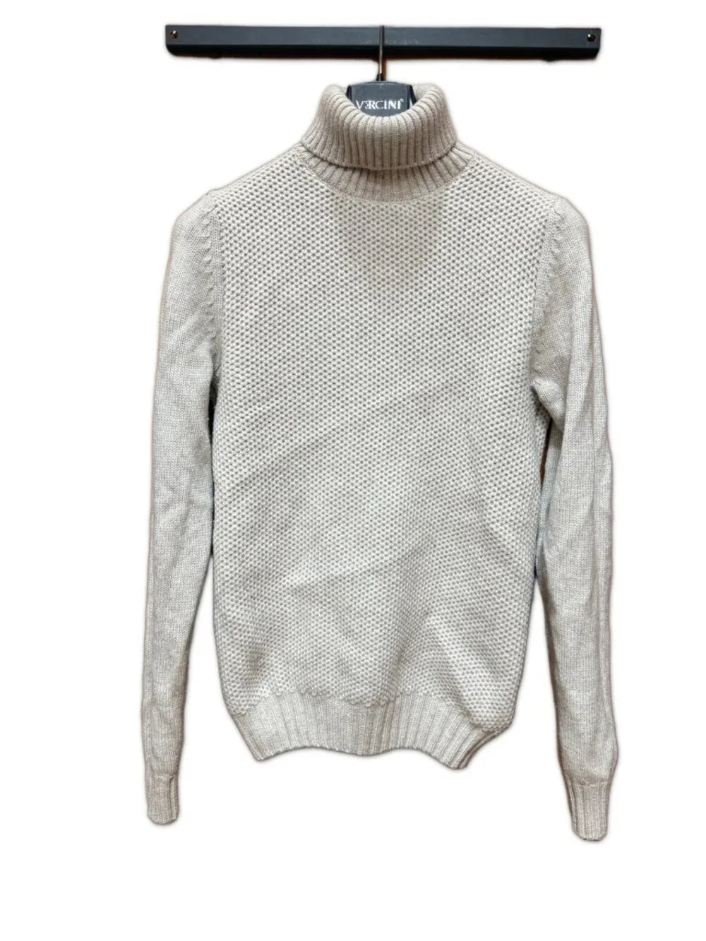 Suitsupply Wool Cashmere Textured Turtleneck Sweater